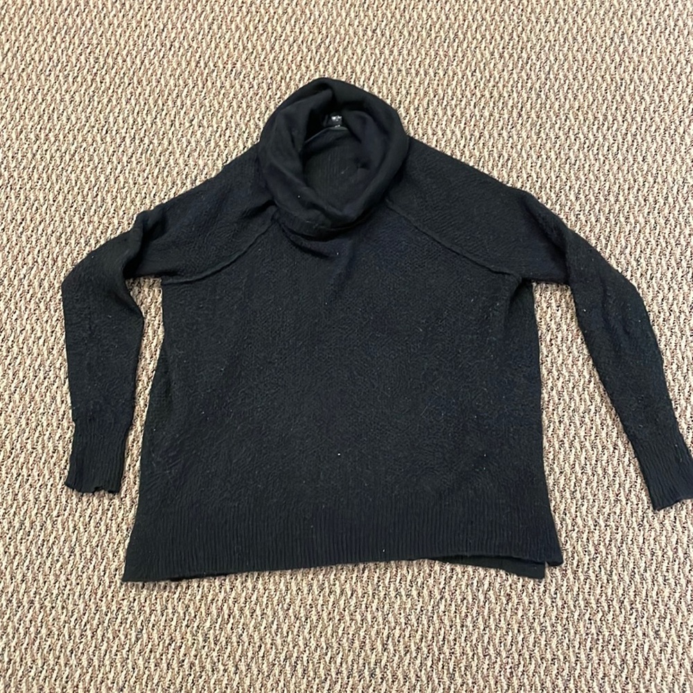 Black mossimo supply cowl neck sweater - Picture 2 of 4